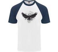Raven Moon Vikings Maglietta Da Baseball A Maniche Corte Per Uomo