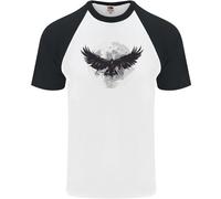 Raven Moon Vikings Maglietta Da Baseball A Maniche Corte Per Uomo