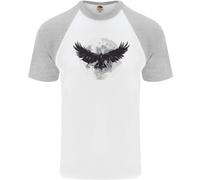 Raven Moon Vikings Maglietta Da Baseball A Maniche Corte Per Uomo
