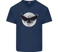Raven Moon Vikings Maglietta In Cotone A V Per Uomo