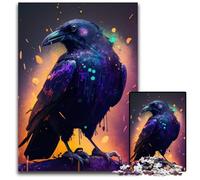 Raven Nebula JigsawPuzzle 1000 pezzi per adulti Puzzle in cartone Ideale regalo per adolescenti, coppie e amici per compleanni, Natale 26X38CM/10,23x14,96 pollici