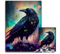 Raven Nebula Puzzle da 1000 pezzi per adulti, puzzle impegnativi, gioco interattivo per famiglie, sfida mentale, giocattolo educativo 26X38CM/10,23x14,96 pollici