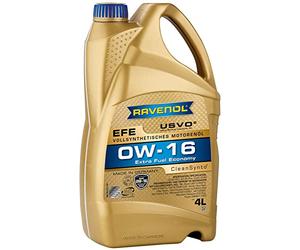 Raven olefe Extra Fuel Economy SAE 0 W-16 Olio Motore, 4 Litri