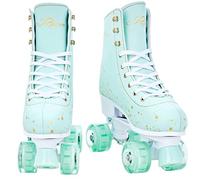Raven Retro Classic Pattini a rotelle regolabili luminosi ruote Noa Menta | Raven 35/38