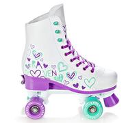 Raven Pattini a rotelle regolabili Classic Retro Trista Bianco/Viola/Menta | Raven 35/38