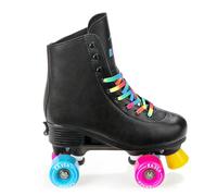 RAVEN Pattini a rotelle Roller Skates per bambini, adulti, ragazze e donne regolabili (Iris Black, 39-42 (25-26,5cm))