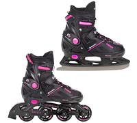 Raven Pattini a rotelle regolabili 2in1 Pulse Nero/Fucsia | Raven 37/40