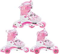 Raven, Princess, Pattino da Ghiaccio 2 in 1 o 3 in 1 da bambini, pattini in linea, "triskates", 26-29 (16cm-18cm)