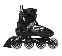 RAVEN Profession Pattini in linea Inline Skates per bambini e adulti OPZIONALE 2in1 con Pattini da ghiaccio regolabili (Black senza pattini, 35-39 (23cm-25,5cm))
