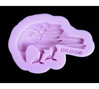 Raven Stampo IN Silicone Per Resina, Argilla, Topper Torta, Cioccolato e Altre