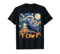 Raven Starry Night Van Gogh F Caw F Maglietta