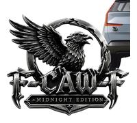 Raven Vehicle Decal Stylish Auto Body Trunk Bumper Ornament Plate