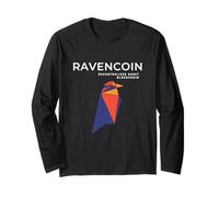 Ravencoin RVN Asset decentralizzato Blockchain Maglia a Manica