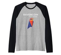 Ravencoin RVN Asset decentralizzato Blockchain Maglia con Maniche Raglan
