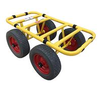 Ravendo, carrello per il trasporto Dolly, 4 ruote, 300 kg, resistente alle forature, prodotto in Europa
