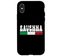 RAVENNA City Italia Vintage Bandiera Italia per gli amanti dei viaggi Custodia per iPhone X/XS