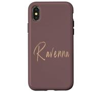 Ravenna Italia Design vintage elegante Custodia per iPhone X/XS