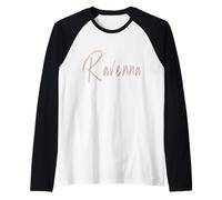 Ravenna Italia Design Vintage Elegante Maglia con Maniche Raglan