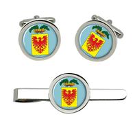 Ravenna Provincia (Italia) Gemelli E Fermacravatta Set