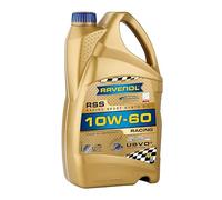 RAVENOL Olio motore RSS 10W-60 Olio sintetico 4 L Compatibilità con BMW 3 Sedan E90 5 Sedan E60 5 Sedan E39, NISSAN JUKE F15, TOYOTA Yaris Hatchback P9