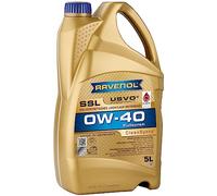 RAVENOL SSL SAE 0 W-40, 0 W40 - Olio Motore Completamente Sintetico, 5 l