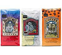 Raven's Brew - Confezione di 3 deliziosi sapori di caffè macinato, lupo malvagio, tre beckered Billy Goat e Deadman's Reach, 340,2 g ciascuno