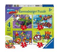 Ravensburger 03053 Super Zings, 4 Puzzle ina Box per Bambini, Età Raccomandata 3+