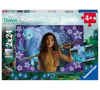 Ravensburger 050970 Raya, Puzzle 2x24 Pezzi per Bambini, Età Raccomandata 4+