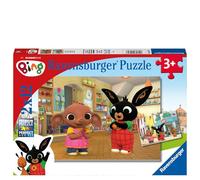 Ravensburger 051847 Bing, Puzzle 2x12 Pezzi per Bambini, Età Raccomandata 3+