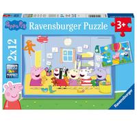 Ravensburger 2x12 Puzzle - Le avventure di Peppa