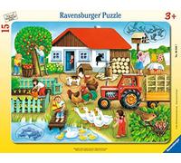 Puzzle ad incastro Ravensburger Villaggio - Dove va cosa? 15 pezzi