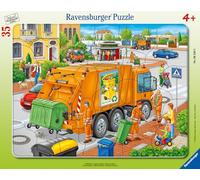 Ravensburger 06346 Nettezza urbana - Puzzle incorniciato da 35 pezzi