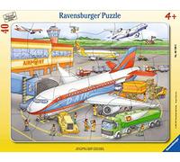 Ravensburger - Puzzle Piccolo Aereoporto | Puzzle Bambini 4 Anni O Più | 40 Pezzi | Regalo Bambino | 32,50 x 24,50 cm