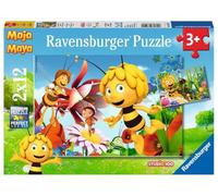 Ravensburger Puzzle - L'Ape Maia sul Prato Fiorito, 2 x 12 Pezzi - 1 pz.