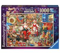 Ravensburger 1000 Piece Christmas Jigsaw Puzzles for Kids and Adults 12 Years Up - Santa's Grotto Workshop
