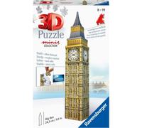 RAVENSBURGER - 3D PUZZLE MINI BIG BEN, 54 PEZZI, 8 ANNI