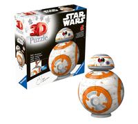 Ravensburger - Puzzle 3D, BB8 Star Wars, Idea Regalo per Adulti e Bambini 8+ Anni, 99 Pezzi, Accessori Inclusi
