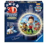Ravensburger Puzzle - Puzzle Ball 3D - Luce Notturna Paw Patrol, 72 Pezzi - 1 pz.