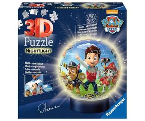 Ravensburger 11842 Paw Patrol - Puzzle a sfera, 72 pezzi, con luce notturna (versione tedesca)