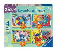 Ravensburger Gioco Puzzle Disney Stitch 4 IN una Scatola Bambini Età 3+ Nuovo