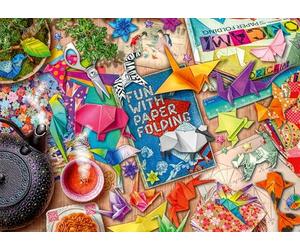 Ravensburger 12000129 - Meditazione e origami - puzzle 1000 pezzi - puzzle adulti e ragazzi da 14 anni,