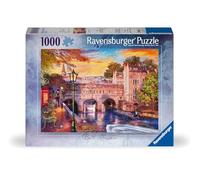 Ravensburger 12000163 - Una sera romantica a Bath - puzzle 1000 pezzi - puzzle adulti e ragazzi da 14 anni,