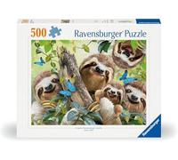 Ravensburger 12000203 - Selfie tra bradipi - puzzle 500 pezzi - puzzle adulti e ragazzi da 12 anni, puzzle animali
