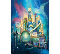 Ravensburger 12000265 - Disney Castles: Ariel - puzzle 1000 pezzi - puzzle adult