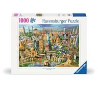 Ravensburger 12000332 - Attrazioni in tutto il mondo - puzzle 1000 pezzi - puzzle adulti e ragazzi da 14 anni,