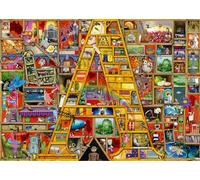Ravensburger 12000333 - Awesome Alphabet "A" - puzzle 1000 pezzi - puzzle adulti e ragazzi da 14 anni,