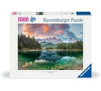 Ravensburger 12000358 - Zugspitze sull'Eibsee - puzzle 1000 pezzi - puzzle adulti e ragazzi da 14 anni, puzzle natura, puzzle paesaggio