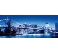 Ravensburger 12000438 - New York illuminata - puzzle 1000 pezzi - puzzle adulti e ragazzi da 14 anni, puzzle adulti citta New York