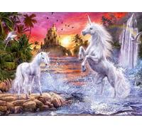 Ravensburger 12000471 - Unicorni in riva al fiume - puzzle 500 pezzi - puzzle adulti e ragazzi da 12 anni, puzzle fantasy