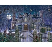 Ravensburger 12000505 - Die Weihnachtsvilla - puzzle 1000 pezzi - puzzle adulti e ragazzi da 14 anni, puzzle di natale